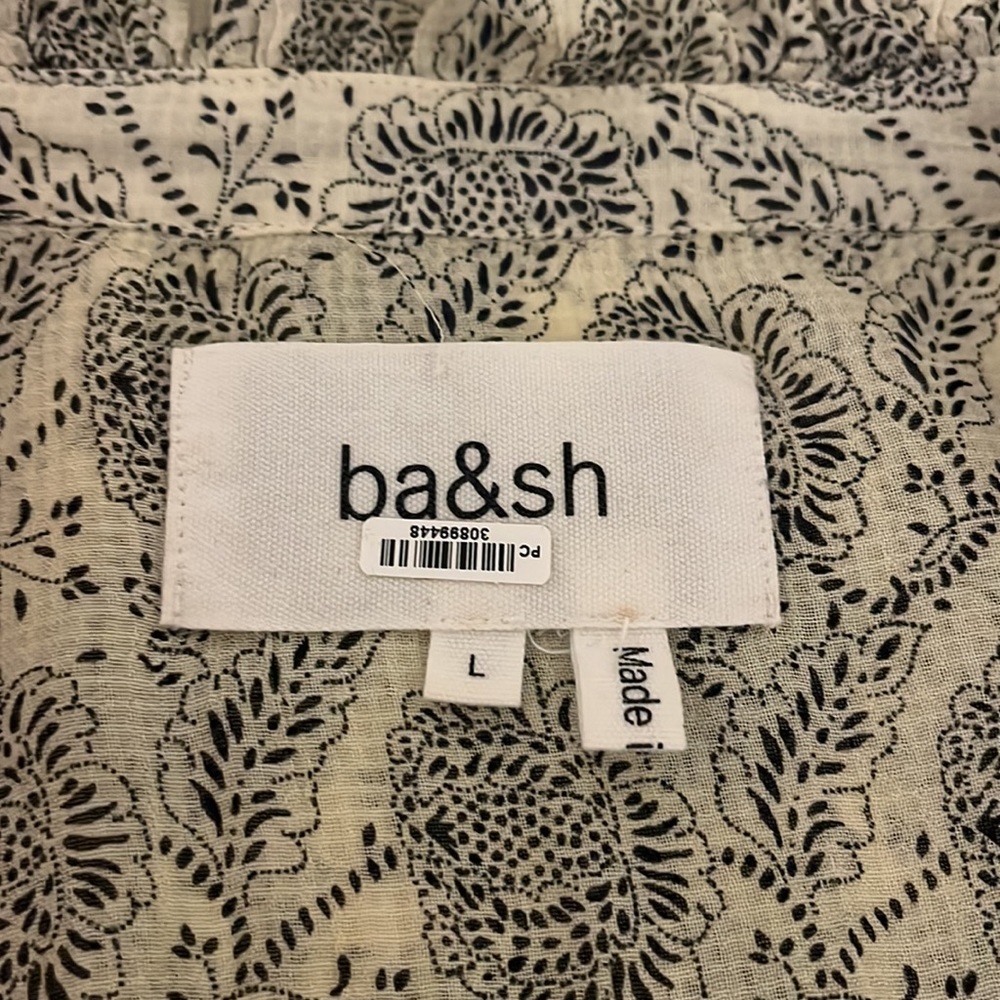 Ba&Sh Patterned Button-Down Blouse - image 4